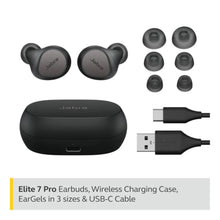 JABRA | Elite 7 Pro True Wireless Earbuds with Jabra Multisensor Black | 100-99172000-60