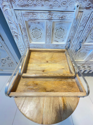 NAQSH GALLERY | Tray With Metal Handel | 10000253
