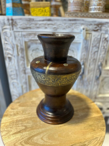NAQSH GALLERY | Wooden Flower Vase | 10000276