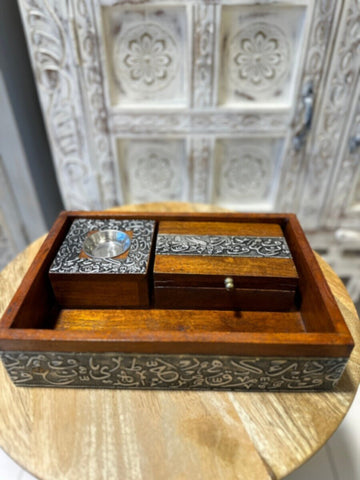 NAQSH GALLERY | Flat Incense Burner Set | 10000283