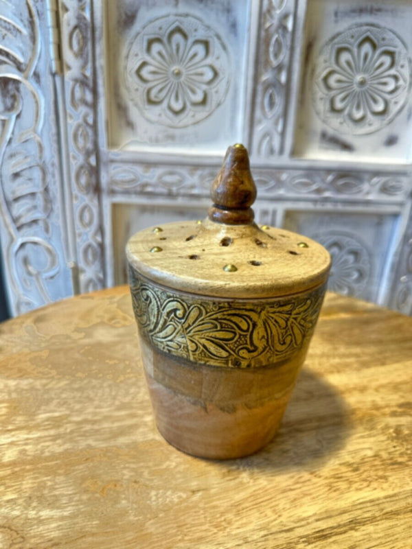 NAQSH GALLERY | Incense Burner With A Wooden Cover | 10000512