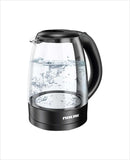 NIKAI | Electric Glass Kettle Led Indicator Auto Shut Off Cord Storage 360° | NK323GX