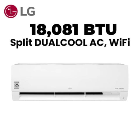LG | Split Air Conditioner, DUALCOOL, WiFi, 18,081 BTU | I23TNC