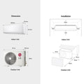 LG | Split Air Conditioner with Rotary Compressor 26,276 BTU | T30ZCA