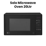 LG | Solo Microwave Oven Supports Multiple Cooking Modes Heating Easy To Use Membrane Control Panel 700W 20L Black | MS2042DB