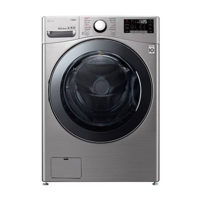 LG | 24Kg Front load washing machine, Stainless Steel colour, Steamâ„¢, 6 Motion DD Motor, ThinQâ„¢ | Wi-Fi | F0P3CYVDT