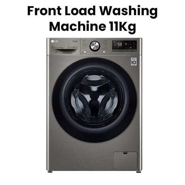 LG | 11Kg Front Load Washing Machine With Advanced Washing Technology Large Capacity And Efficient Cleaning Performance Platinum | F4Y5EYGYPV