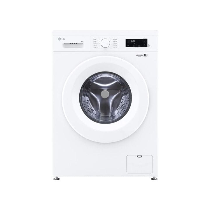 LG | 8kg Front Load Washing Machine Hygiene Steam White | F2Y1TYP3W