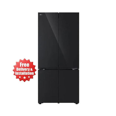 LG | Multi Door Refrigerator 619L Fresh Converter+ Efficient Cooling Performance - Black |  GR-B30FFGPB