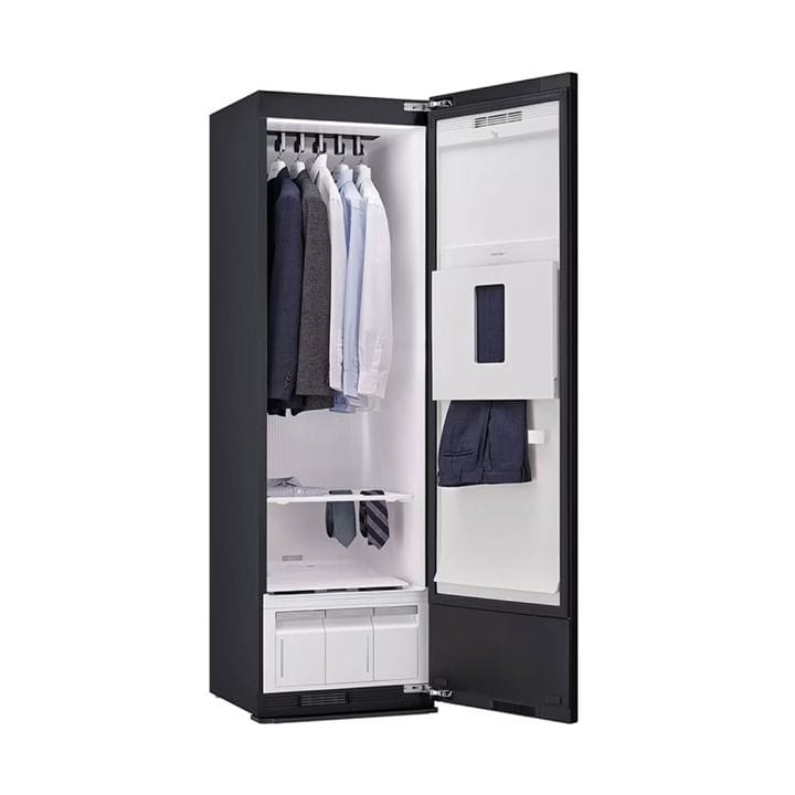 LG | Steam Closet with TrueSteam® Technology and Dynamic MovingHanger AutoFresh System Black | LSC5GMR80H.ABMRGCC