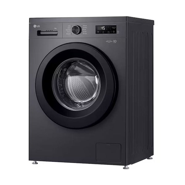 LG | 9kg Front Load Washing Machine AI Direct Drive Steam Technology ThinQ Wi-Fi Smart Control Black | F4Y2VYPYJ.AMBPMEA