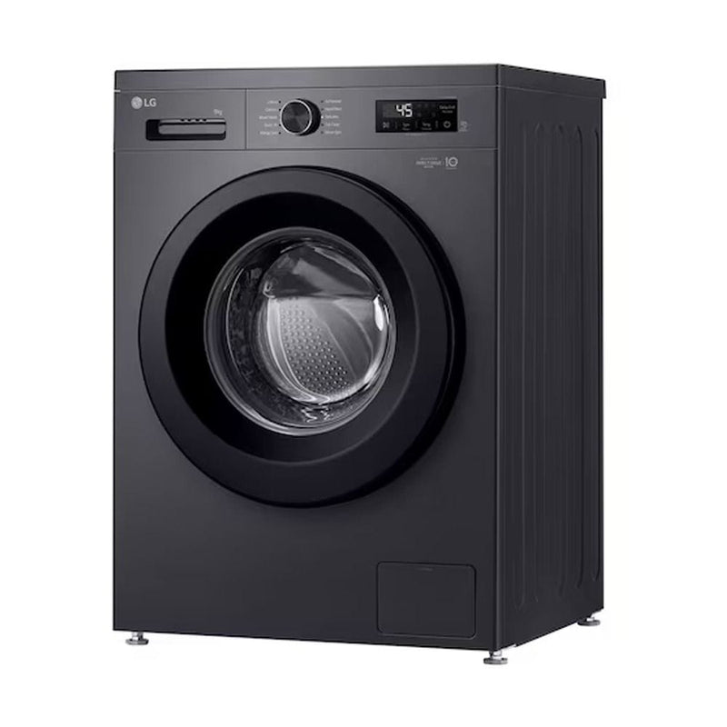 LG | 9kg Front Load Washing Machine AI Direct Drive Steam Technology ThinQ Wi-Fi Smart Control Black | F4Y2VYPYJ.AMBPMEA