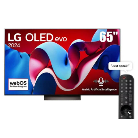 LG | 65-inch OLED evo C4 4K Smart TV AI Magic remote Dolby Vision webOS24 2024 | OLED65C46LA