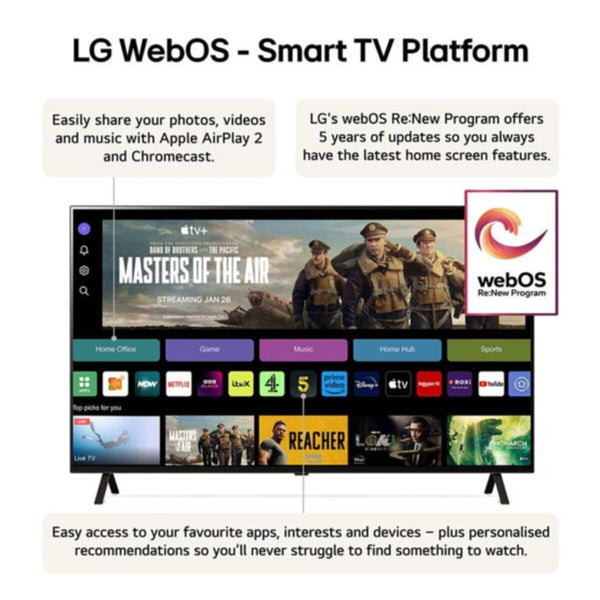 LG | 77-inch OLED B4 4K Smart TV 2024 | OLED77B46LA
