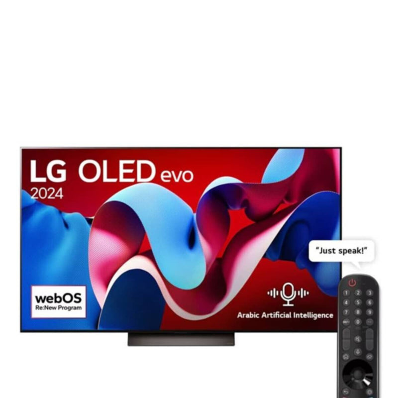 LG | 77-inch OLED evo C4 4K Smart TV AI Magic remote Dolby Vision webOS24 2024 | OLED77C46LA