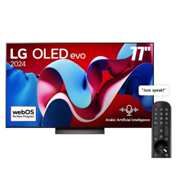 LG | 77-inch OLED evo C4 4K Smart TV AI Magic remote Dolby Vision webOS24 2024 | OLED77C46LA