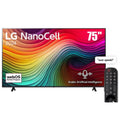 LG | 75-inch NanoCell NANO80 4K Smart TV AI Magic remote HDR10 webOS24 2024 | 75NANO80T6A