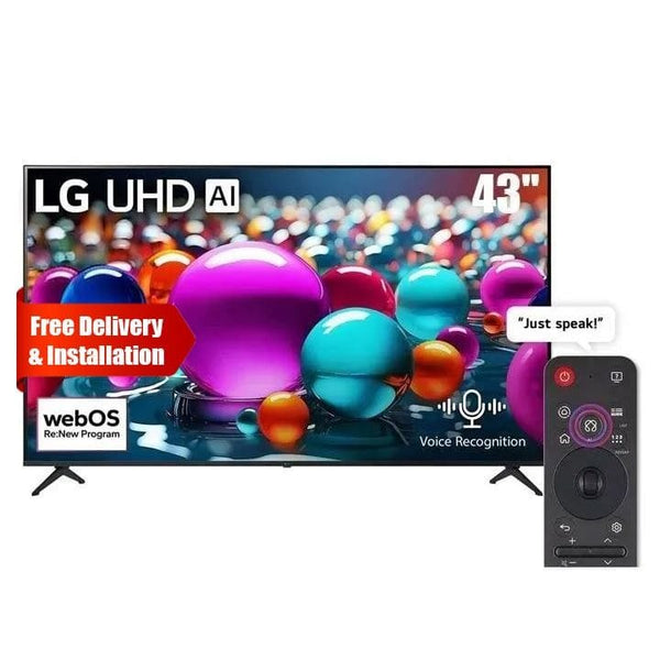 LG | 43" UHD 4K Smart TV With Stunning Picture Quality Smart Connectivity And Advanced Display Technology Black | 43UA85006LA