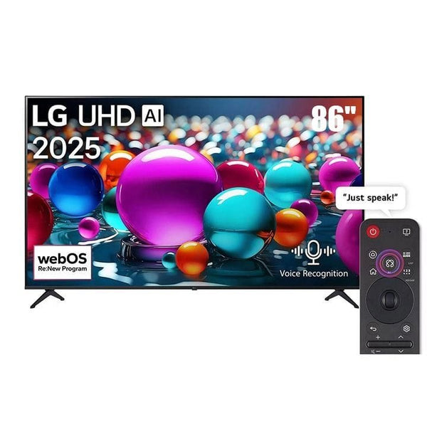 LG | 86" UHD 4K Smart TV AI ThinQ Black | 86UA85006LA