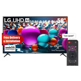 LG | Dolby Audio Quad-Core Processor Ultra HD 4K Smart TV 50