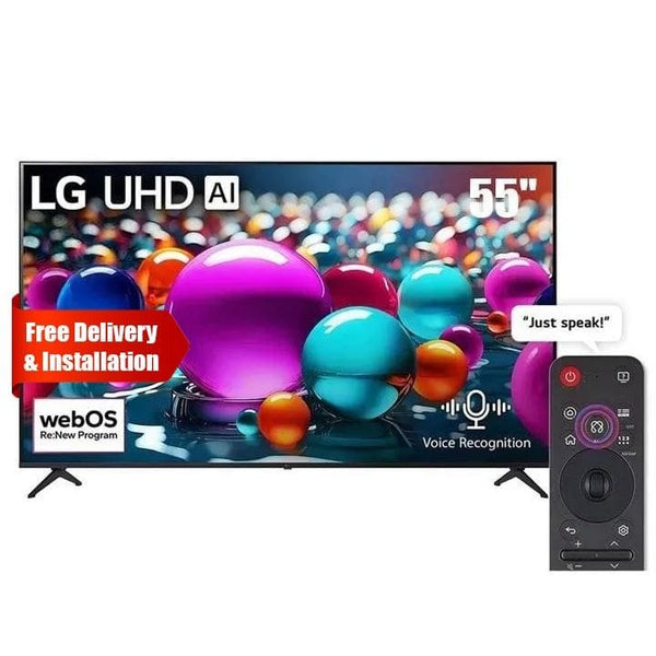 LG | 55" UHD 4K Smart TV With Stunning 4K Picture Quality And Smart Features Black | 55UA85006LA