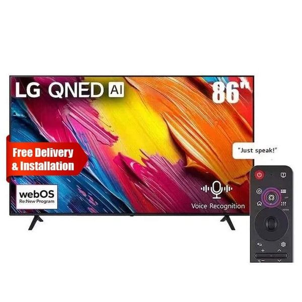LG | 75" QNED AI 4K Smart TV Every Colour Redefined AI Magic Remote AI Voice ID Black | 86QNED70A6A