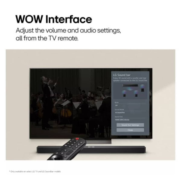 LG | 2.1ch 300W Sound Bar with Bluetooth Connectivity | S40T