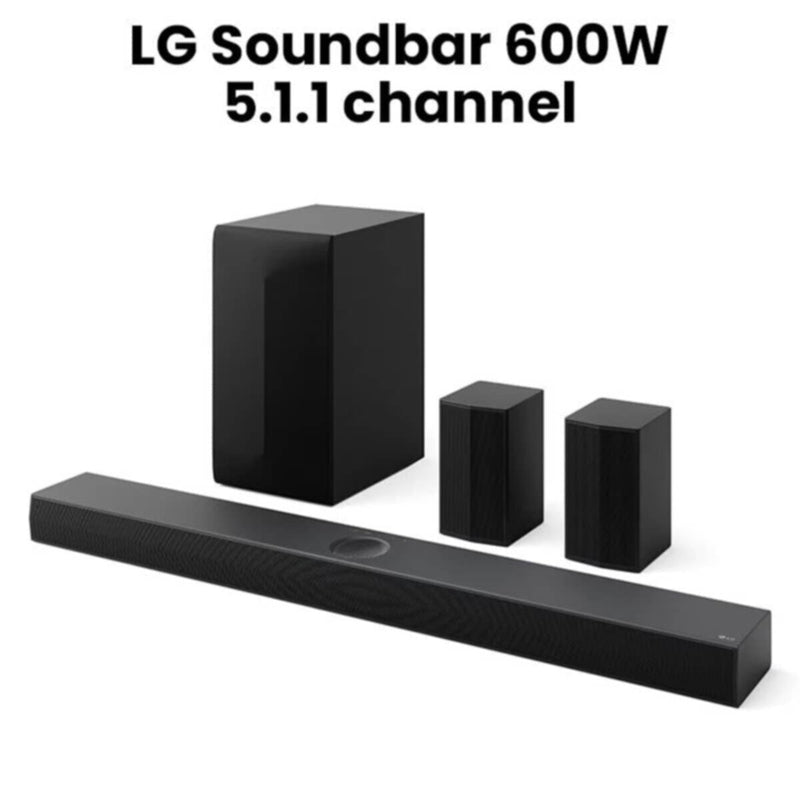 LG | Soundbar for TV with Dolby Atmos 600W 5.1.1 channel | S75TR