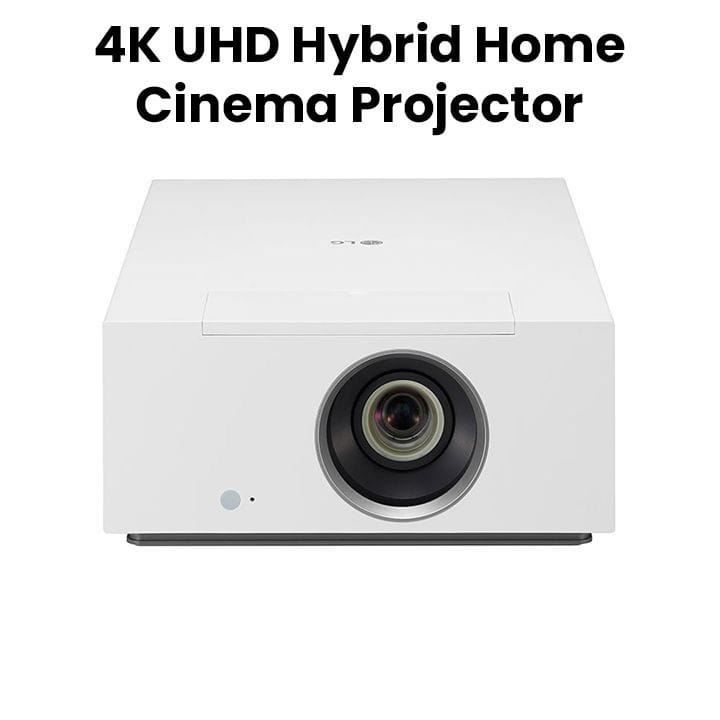 LG | CineBeam 4K UHD Hybrid Home Cinema Projector 8.3M Pixels DCI-P3 94% Wide Colour Gamut White | HU710PW