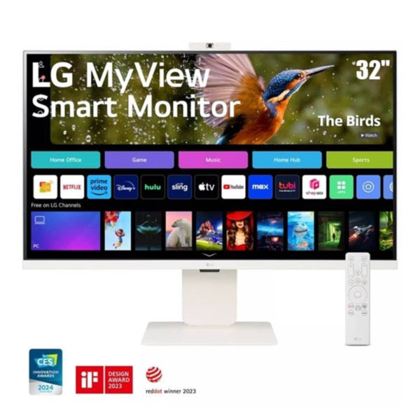 LG | MyView 32â€ 4K UHD IPS Smart Monitor, webOS | 32SR85U-W