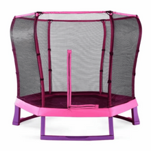 PLUM | 7ft Junior Jumper Trampoline with Enclosure Net Pink | 102502C82