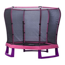 PLUM | 7ft Junior Jumper Trampoline with Enclosure Net Pink | 102502C82