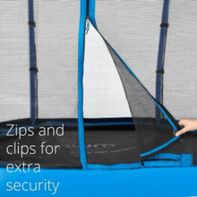 PLUM | 7ft Junior Jumper Trampoline with Enclosure Net Pink | 102502C82