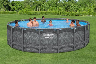 BESTWAY | APX  Round Above Ground Swimming Pool 365 18ftx52inch| BES115TOY01848