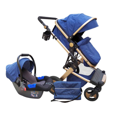 Powerful Landscape Single Strollers With Car Seat Blue | 104 b