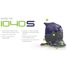 VLX | 50cm Walk-Behind Scrubber-Dryer Battery Type | 1040S-B