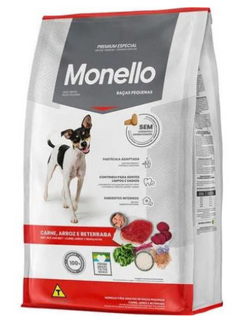 Monello Small Breeds Adult Dogs, Beef And Rice 15Kg | 104100581