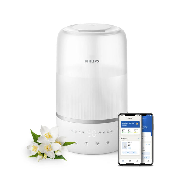 PHILIPS | 1000 Series Air Humidifier, White/Silver | HU1509/00