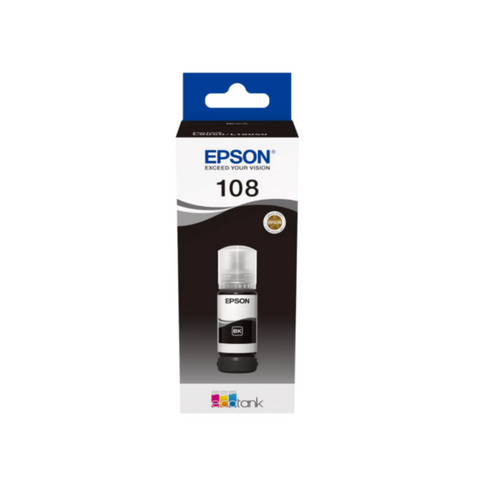 EPSON | 108 EcoTank Black ink bottle (70 ml)