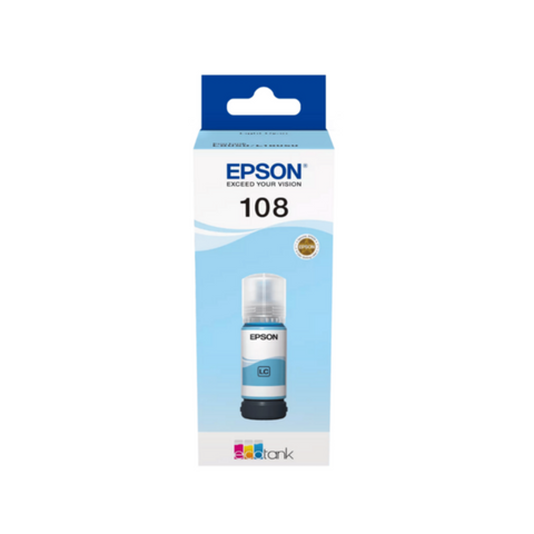 EPSON | 108 EcoTank Light Cyan ink bottle (70 ml)