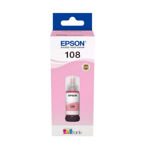 EPSON | 108 EcoTank Light Magenta ink bottle (70 ml)
