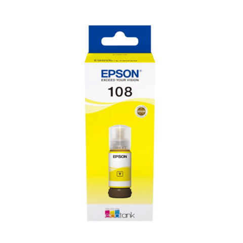 EPSON | 108 EcoTank Yellow ink bottle (70 ml)