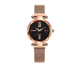 FLLi Star Sky Magnetic Mesh Strap Watch - Gold | JPD4441
