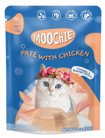 MOOCHIE | Pate With Chicken 85G Pouch | 10898