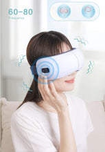 Electric Eye Massager Foldable Rechargeable Heat Vibration Air Compression Massage With Music | 11010000EMR01