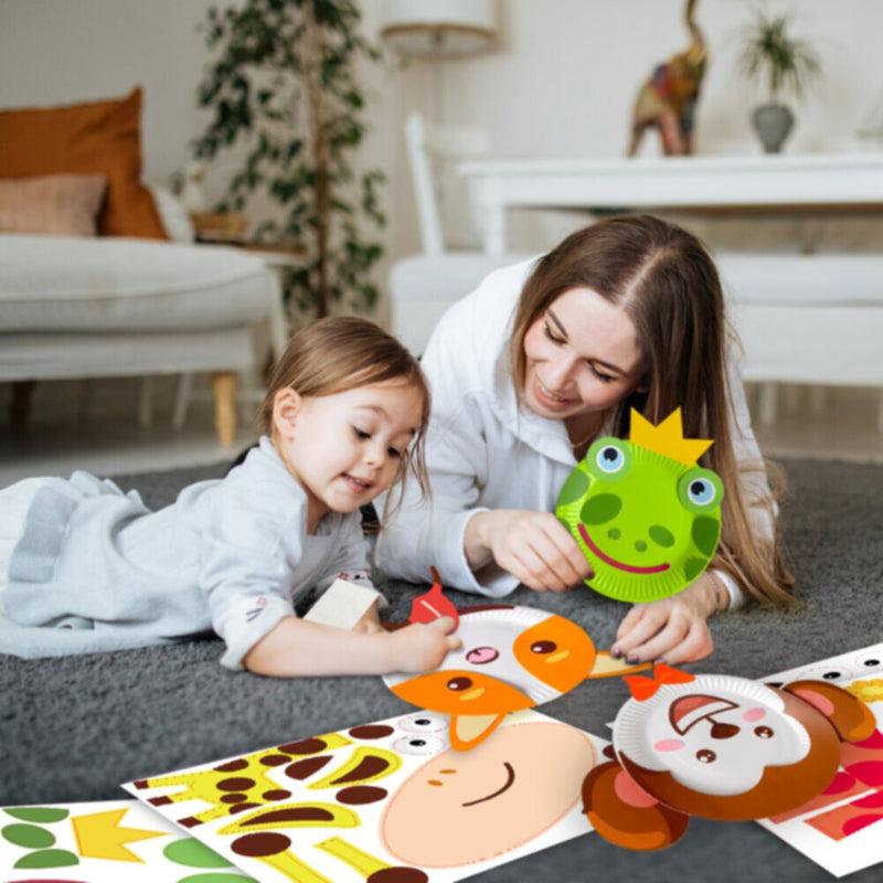 PANDA JUNIOR | Paper Plate Crafts Kits-My Lovely Animal PJ019 | 49701924