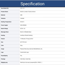 Waist/Lumber Massager  | 1101000WSTM