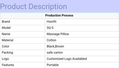 U-Shape Pillow Neck Massager | 110100NEKM