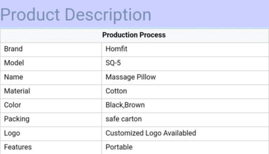 U-Shape Pillow Neck Massager | 110100NEKM