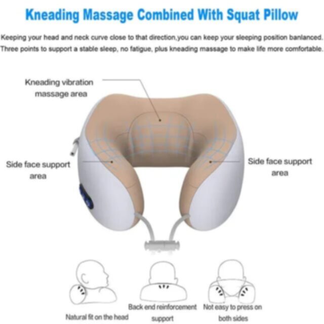 U-Shape Pillow Neck Massager | 110100NEKM